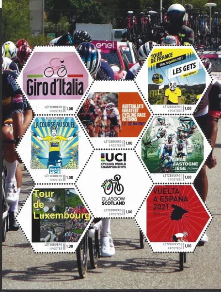 Luxembourg 2023 Cycling Sheet MNH