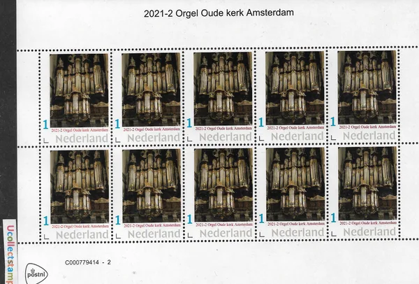 Netherlands 2021-1 Organ St Laurenskerk Alkmaar sheetlet MNH