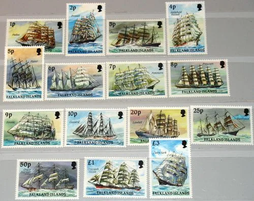 488-502 I Falkland 1988 frankeer schepen postfris/mnh
