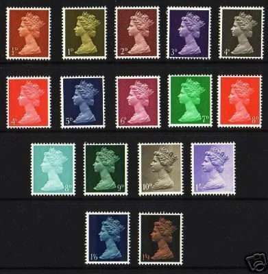 Gr.Britain 1967 Machins 16w MNH