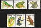 259-264 Native frogs 1981 MNH