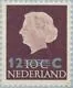 Nederland 712 opruimingsopdruk in zilver op zegel 617 1958 postfris