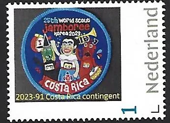 Niederlande 2023-91 Scouting Jamboree SeaManGeum Costa-Rica-Kontingent Markenblock postfrisch/mnh
