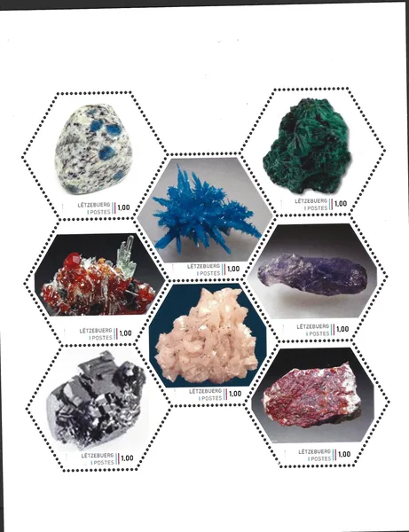 Luxembourg 2023 Minerals 1 sheet-sheetlet MNH