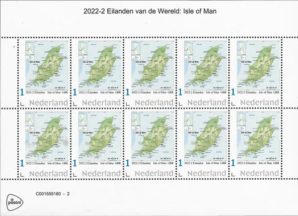 Nederland 2022-2 Eilanden - Island Isle of Man GBR vel-sheetlet postfris/mnh