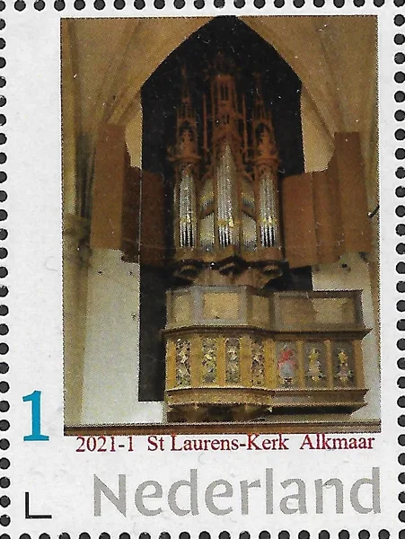 Nederland 2021-1 Orgel St Laurenskerk Alkmaar postfris/mnh