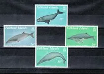 503-506 Falkland 1989 Walvissen postfris/mnh