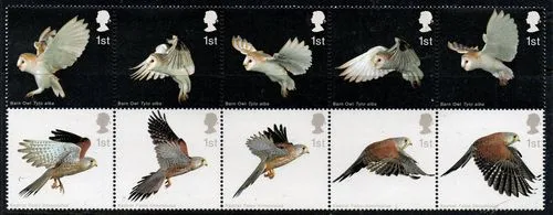 gr.Britain 2003 Roofvogels - Birds of prey postfris/mnh