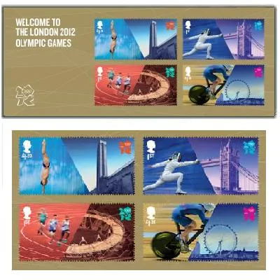 Great Britain 2012 Welcom to the olympics blok postfris/mnh