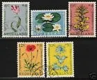 738-742 Zomerzegels, bloemen - flowers 1960 gestempeld
