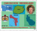 Caraibisch Nederland 1 Hervorming Grondwet 1e zegel 2010 postfris/mnh