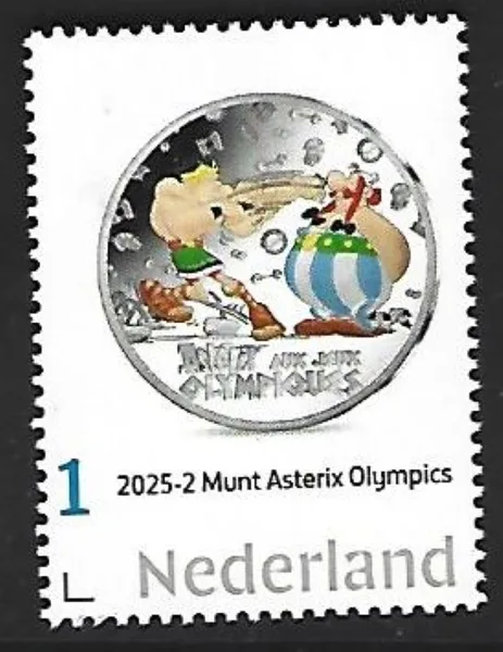 Nederland 2025-2 Munt coin France Obelix at Olympics postfris/mnh