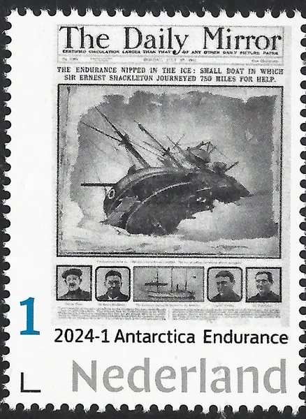 Netherlands 2024-1 Antarctica: Sinking of the Endurance MNH
