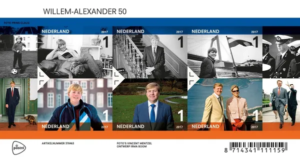 NEDERLAND 3535 Koning Willem Alexander 50jr blok 2017 postfris-mnh