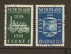 325-326 100 jaar spoorwegen in Nederland 1939 gestempeld