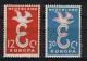 Nederland 713-714 Europa-zegels 1958 postfris