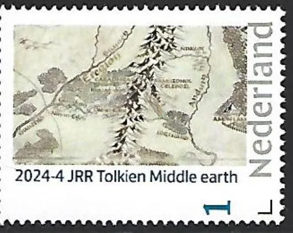 Netherlands 2024-4 JRR Tolkien Middle-earth MNH/never hinged