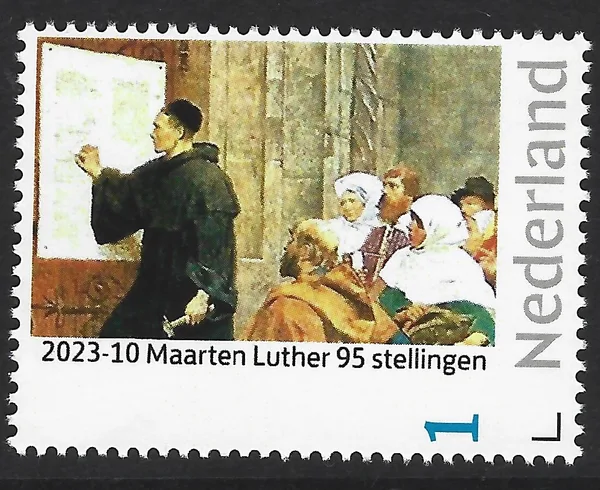Netherlands 2023-10 Martin Luther 95 theses MNH