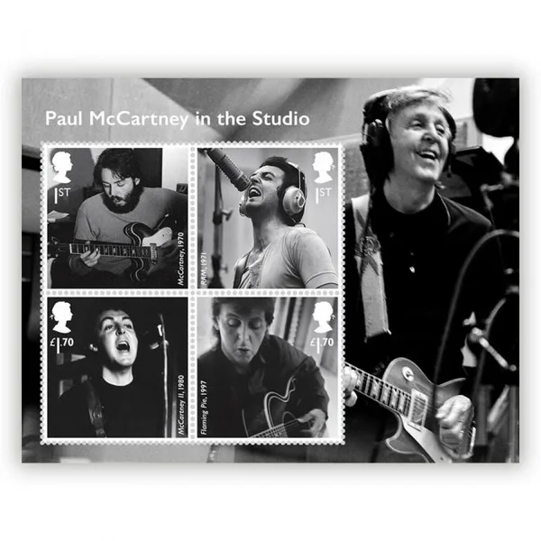 Gr. Britain 2021 Sir Paul McCartney beatles blok-m/s postfris/mnh