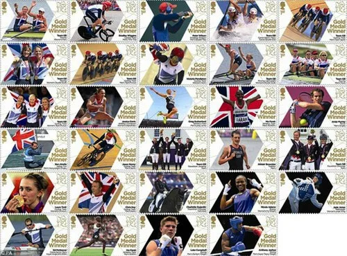 Great Britain Olympics 2012 all 29 stamps MNH