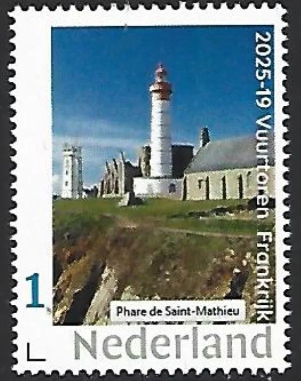 Nederland 2025-19 Vuurtoren Lighthouse: Phare St Mathieu France postfris/mnh