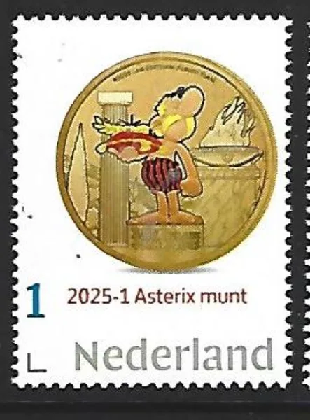 Netherlands 2025-1 Coin France Asterix at the Olympics MNH