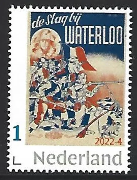 Nederland 2022-4 Battle of Waterloo 18 juni 1815 postfris/mnh