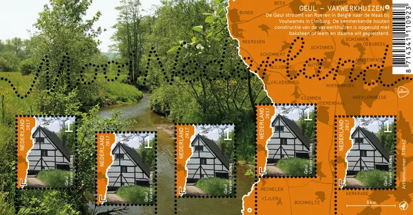 NETHERLANDS 3537 Beautiful Netherlands Geul sheet 2017 MNH