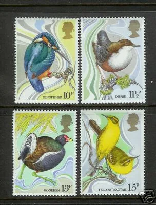 Grande-Bretagne 1980 Oiseaux postfris/mnh