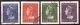 346-349 Queen Wilhelmina 1940-1947 used