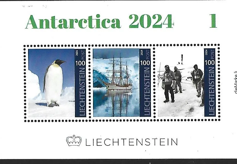 Liechtenstein 2024-1 Antarctica souvenir sheet MNH