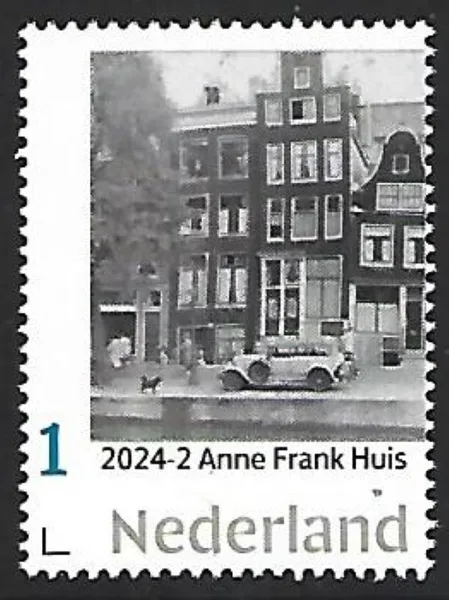 Nederland 2024-2 Anne Frank: Anne Frank Huis WWII postfris/mnh