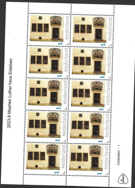 Netherlands 2023-9 Martin Luther Eisleben sheet-let MNH