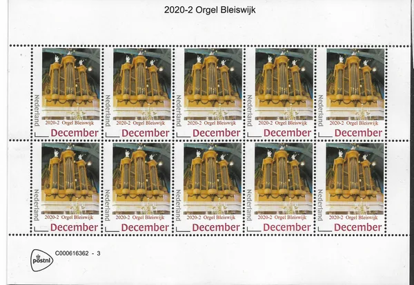 Netherlands 2020-2 Organ Bleiswijk sheetlet MNH