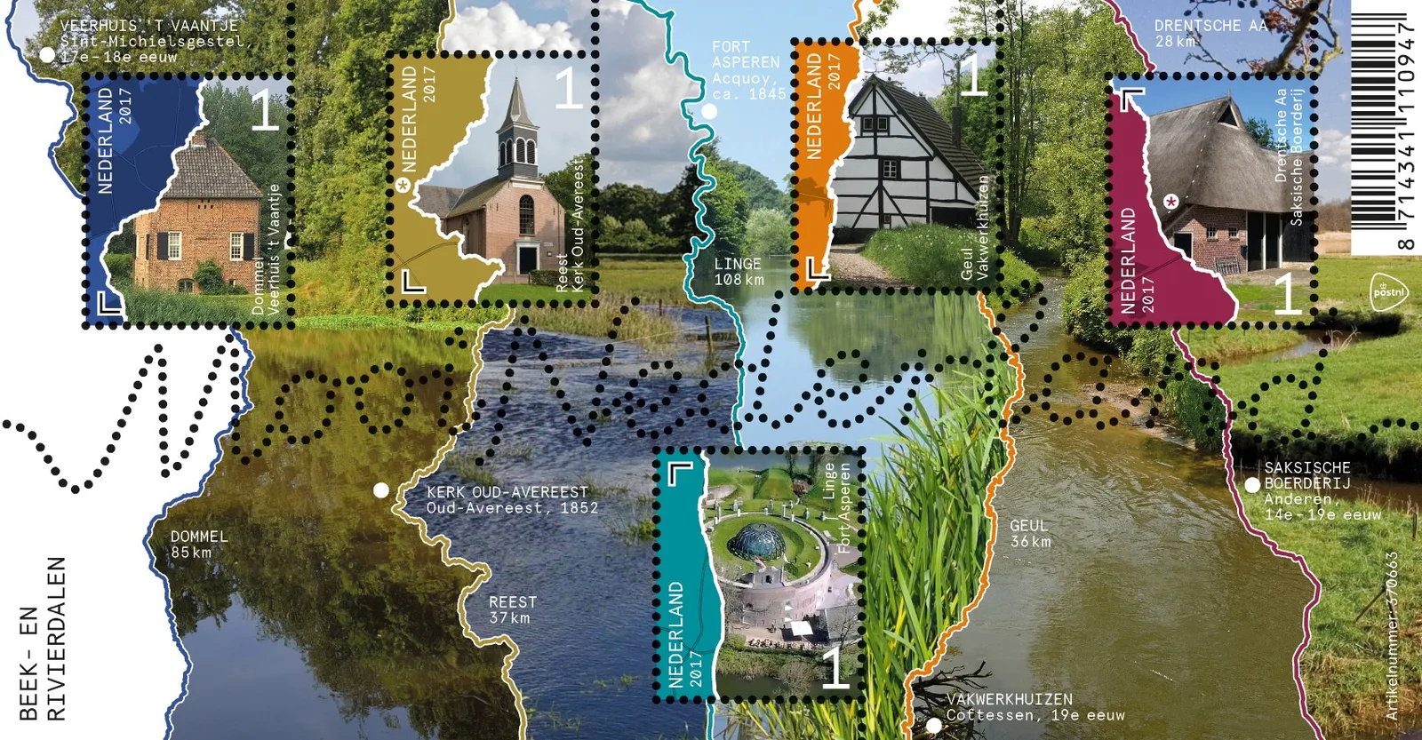 NEDERLAND 3538 Mooi Nederland verzamelblok 16 2017 postfris-mnh