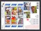 Netherlands V2752-2757C Borderless Netherlands-Suriname Architecture sheet/sheetlet 2010 used