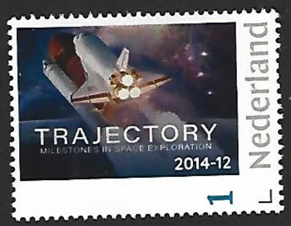 Nederland 2014-12 Space Ruimtevaart: Trajectory milestones mnh