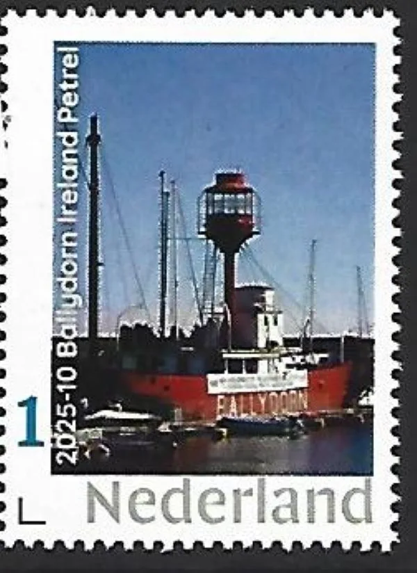 Nederland 2025-10 lichtschip Lightship: BAllydorn Ireland postfris/mnh