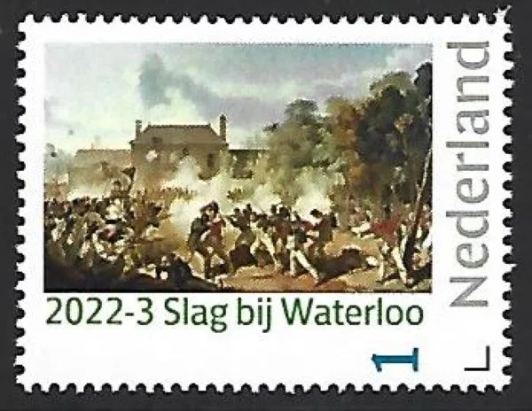 Niederlande 2022-3 Schlacht von Waterloo 18. Juni 1815 postfrisch/mnh