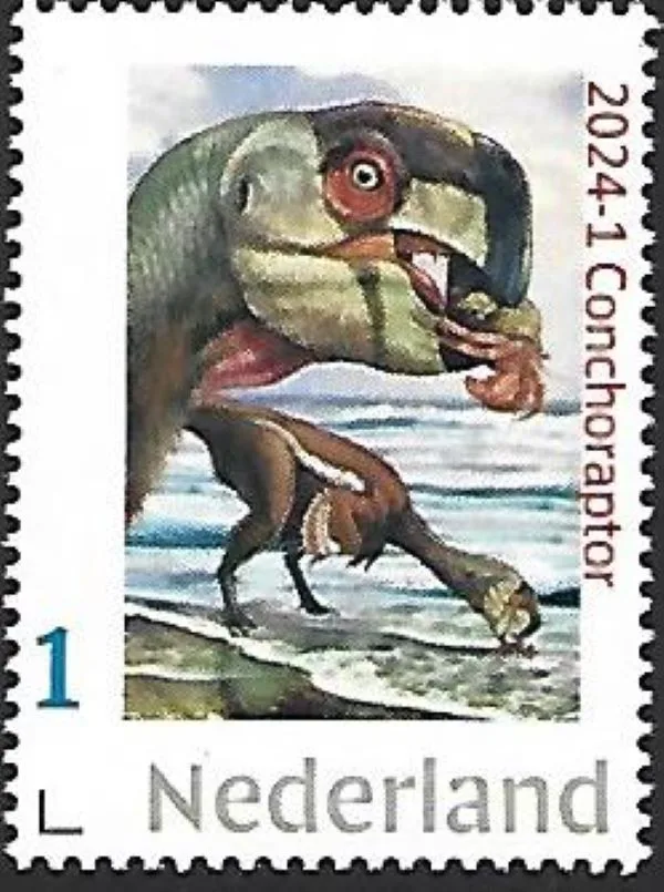 Niederlande 2024-1 Prähistorie Prehistoric: Conchoraptor postfrisch/mnh