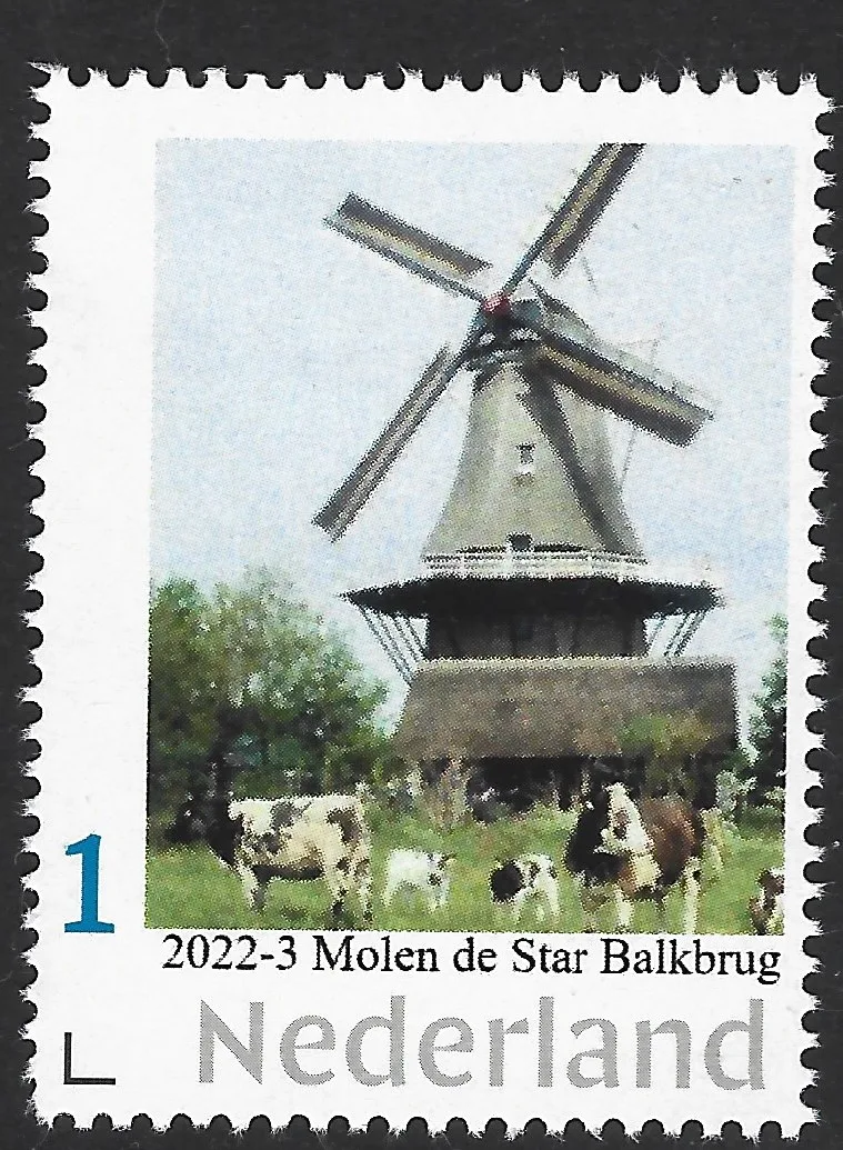 Pays-Bas 2022-3 Moulin de Star Balkbrug neuf/nnh