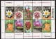V2077-2082 Zomerzegels, geurende bloemen/flowers vel/sheetlet 2002
