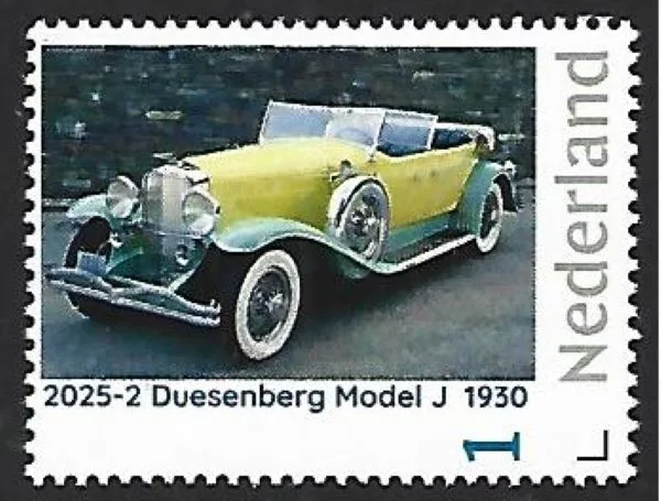 Netherlands 2025-2 Oldtimer Car; Duesenberg Model J 1930 MNH