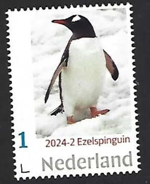 Nederland 2024-2 Pinguin Penguin: Ezelspinguin postfris/mnh