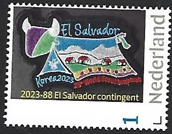 Pays-Bas 2023-88 Jamboree du Scoutisme SeaManGeum El Salvador neuf/nh