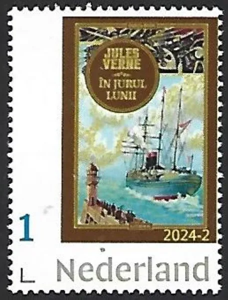 Netherlands 2024-2 Jules Verne Jurul Lunni MNH