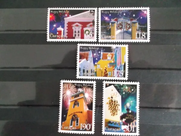 Curacao 179-183 Christmas 2013 MNH