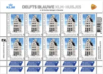 Pays-Bas 2012 KLM MAISONS TIMBRE PERSONNALISÉ EUROPA FEUILLE/CARNET NEUF