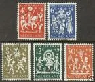 759-763 Kinderzegels, Folklore 1961 gestempeld