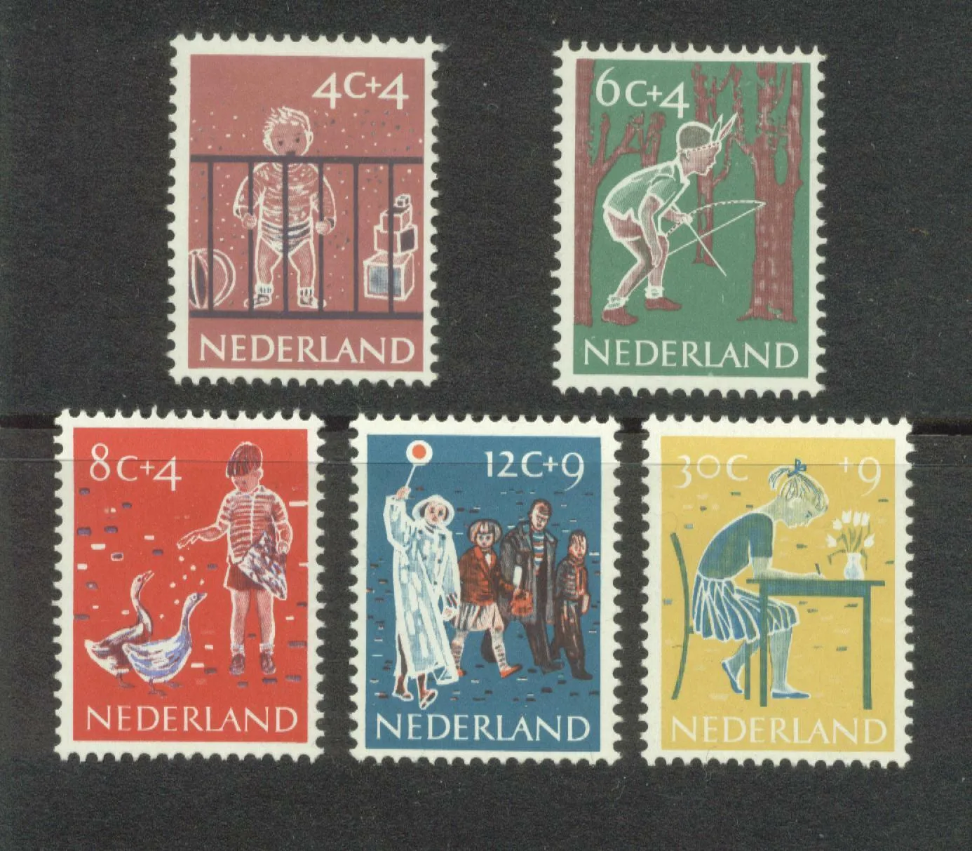Nederland 731-735 Kinderzegels 1959 postfris